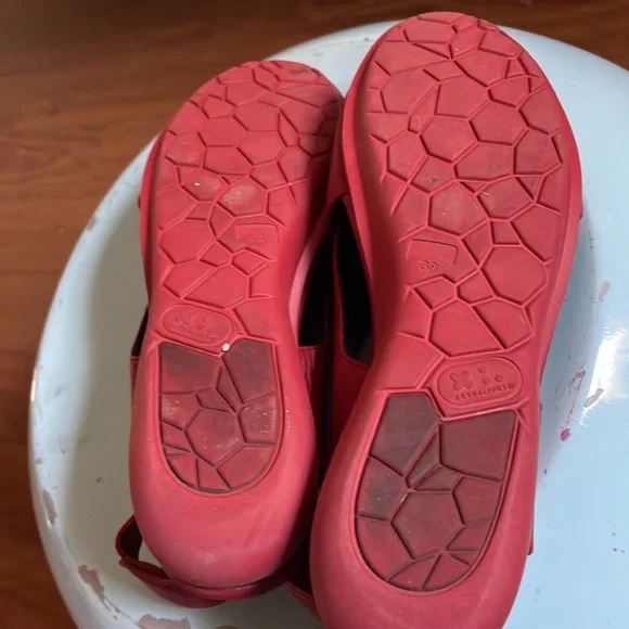 Camper Balloon Slingback Wedge Cross Women's Sandals. - Picture 3 of 3